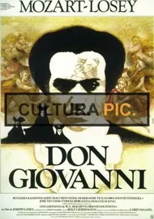 Cinema Poster of The Film "Don Giovanni" Directed by: Joseph Losey - 1979