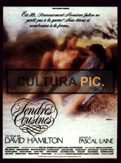 Cinema Poster of The Film "Tender Cousins" Original title: Tendres cousines Directed by: David Hamilton - 1980