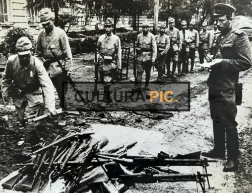 Vintage Original B&W Photo, Japanese Soldiers Surrendered to the Soviet Union in 1945