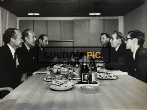 Vintage Original B&W Photo, the Summit Conference 1980