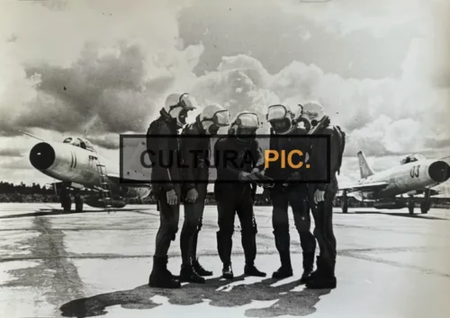 Vintage Original B&W Photo, the 806th Fighter Bomber Air Regiment in Mongolia and Soviet-Iranian border in 1979