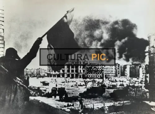 Vintage Original B&W Photo, The Battle of Stalingrad in 1943