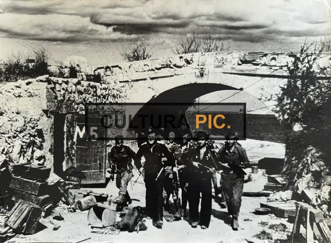 Vintage Original B&W Photo, The Liberation of Sevastopol in 1944