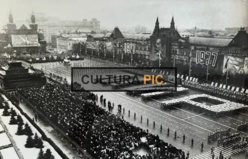 Vintage Original B&W Photo, Moscow Victory Parade in 1945