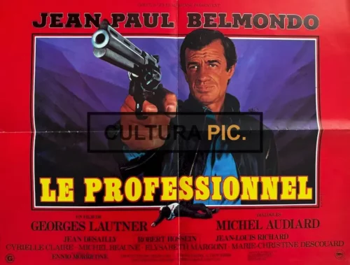 Cinema Poster of the Film "Le professionnel" by Georges Lautner - 1981