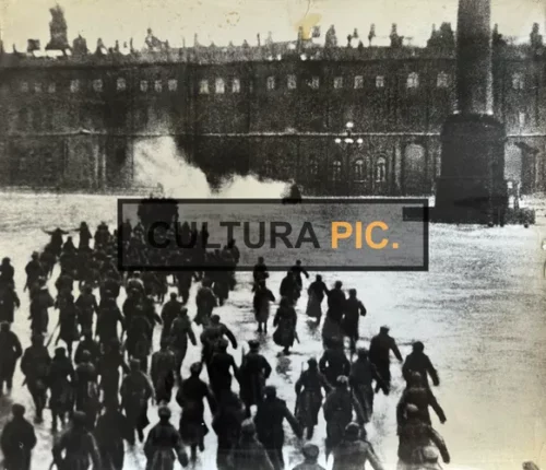 Vintage Original B&W Photo, the Revolution in Petrograd - 1917