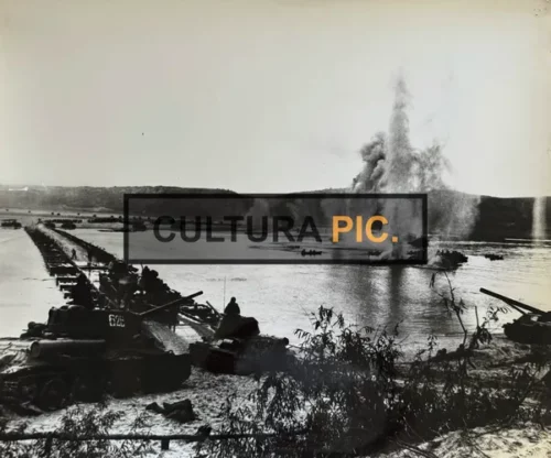 Vintage Original B&W Photo, Soviet troops liberate Ukraine - 1943