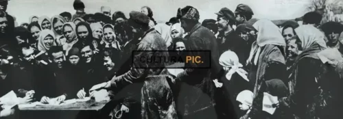 Vintage Original B&W Photo, the Mass Movement of the Partisans URSS - 1940