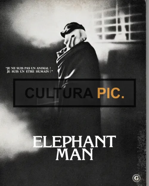 BW Poster of the Film "The Elephant Man" by David Lynch - 1980