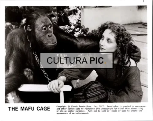 Vintage Original B&W Photo, Carol Kane in The Thriller Film "The Mafu Cage" Photographer: Daniele Legeron, Directed by: Karen Arthur - 1978